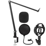 Adjustable Metal Microphone Stand for Gaming Streaming USB Condenser Mic Suspens