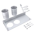 Towel Rack Set Bathroom Holder for Hairdryer and Scissors LSO UK