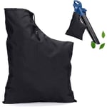 Sac Aspirateur de Souffleur Feuilles, sac de rangement avec cordon de serrage, Sac de Collecte Universel pour Feuilles de Jardin, Sac Collection