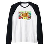 The SpongeBob SquarePants Movie Camp Coral Group Shot Ad Raglan Baseball Tee