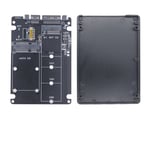 Tlily - Carte Adaptateur M.2 ngff msata ssd Vers sata 3.0 Convertisseur 2 en 1 BoîTier de Disque Dur Externe