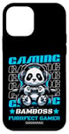 Coque pour iPhone 12 mini Graphique de jeu vidéo Panda Gaming pour hommes, garçons, femmes, enfants