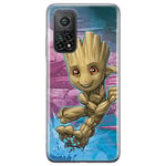 ERT GROUP Coque de téléphone Portable pour Xiaomi Redmi Note 11T 5G/11S 5G/POCO M4 Pro 5G Original et sous Licence Officielle Marvel Motif Groot 001, Coque en TPU