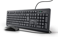 Clavier et Souris sans Fil Trust Taro Espagnol QWERTY