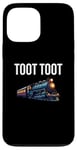 Coque pour iPhone 13 Pro Max Œuvre d'art amusante en train de Noël Toot Tut Toot