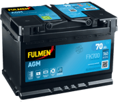 Fulmen - Batterie Voiture Start & Stop 12v 70ah 760a (n°fk700)