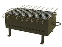 IMEX EL ZORRO 71400 Barbecue à brochettes au Charbon de Bois 38 x 20 x 22 cm