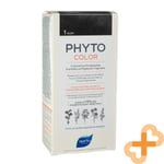 PHYTO COLOR Hair dye no. 1.0 Phyto Long -Term Effects Covers Gray Hair 100 ml