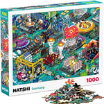 Natshi - Cool Corp - Puzzle 1000 Pièces Adulte - 70 x 50 cm - Puzzle Pixel Art - avec Poster & Sac Refermable – Pièces Mates & Gaufrées - Dès 14 Ans - Jeu Jouet - Cadeau Anniversaire Noël - PZ004