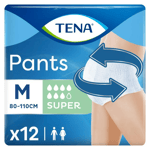 Tena Super Incontinence Pants Medium x 12 x 4 Packs