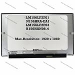 LM156LF2F01 fit N156HRA-EA1 LM156LF2F03 B156HAN08.4 40Pins 144Hz FHD 1920×1080p