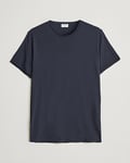 Filippa K Roll Neck Crew Neck Tee Navy