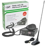 Station de Radio CB PNI Escort HP 8000L, ASQ + Antenne CB PNI Extra 48 avec Aimant