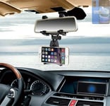 Car rear view mirror bracket for HTC Wildfire E3 Lite Smartphone Holder mount