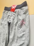 Nike N40 Cuffed Bottoms Girls 645109 066 Grey Size Small 8-10 Years