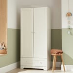 Tutti Bambini Rio Nursery Wardrobe - White & Grey