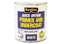 Rustins Quick Dry Primer & Undercoat White 250ml RUSQDWPUC250