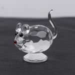 Crystal Mouse Decoration Figures Figurine Pupils