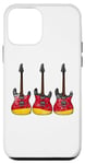 Coque pour iPhone 12 mini Guitare électrique drapeau allemand guitariste Allemagne