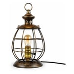 Lampe marine de table "Boose" E27 G45 - Bronze vieilli