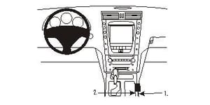 Lexus GS Serie 05-12, Konsoll