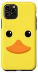 iPhone 11 Pro Cute Yellow Duck Face Costume For Kids and Toddlers Case