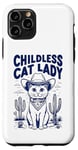 Coque pour iPhone 11 Pro Chat Cowboy sans enfant Cat Lady For Kamala Election Voting