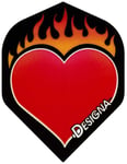 Dartflights Designa Hearts on Fire