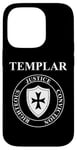 iPhone 14 Pro Templar Virtues of the Knights Templar Shield Case