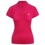 Asics Motion Dry Fuji Womens Pink Running Top - Size X-Small