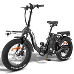 Fafrees F20 X-MAX hopfällbar elcykel 20 tum, 750W motor, 48 V 30 Ah Samsung batteri, 4.0 feta däck lastkapacitet 150 kg