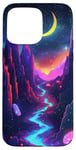 iPhone 15 Pro Max Mystic Crescent River Night Landscape Case