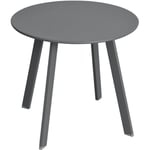 Hesperide - Table d'appoint de jardin Saona - Diam. 50 cm - Diam. 50 x 45 - Gris