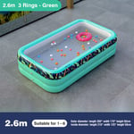 Grande piscine gonflable pliable de 2m,Livraison,pour la famille,jeux d'eau d'été,jouets aquatiques,cadeaux pour enfants - Type 260 CM