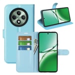 Oppo Reno 12F 5G      Pu Wallet Case    [Lightblue]