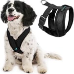 GOOBY Choke Free Comfort X Harnais Souple pour Chien Noir Taille XL