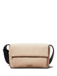 Calvin Klein Nylon Cube Crossbody Bag, Travertine