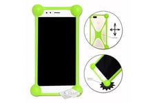 PH26 Coque et étui téléphone mobile bumper vert antichoc en silicone de qualité compatible pour samsung a10 by ph26