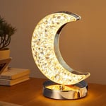 Crystal Moon Night Light Touch Lampa