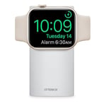 OtterBox Power Bank avec Apple Watch Charger, 3,000 mAh Batterie avec USB-C Output, indicateur LED, Fin, élégant et Portable, Blanc