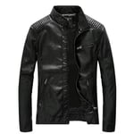 Veste En Faux Cuir Vert Pour Homme,Manteau De Moto Rembourré En Velours Fin,Vêtements D'extérieur Décontractés,Pardessus Ample,Grande Taille,3xl,5xl