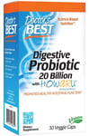 Doctor's Best - Digestive Probiotic, 20 Billion CFU - 30 vcaps