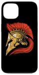 Coque pour iPhone 13 Casque Spartiate Guerrier Mythologie Grecque Empire Romain