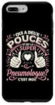 Coque pour iPhone 7 Plus/8 Plus Une Super Pneumologue Cadeau Pneumologue Pneumologie