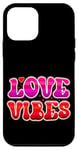 Coque pour iPhone 12 mini Love Vibes Énergie positive colorée romantique