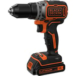 Perceuse visseuse sans fil Bl186K-Qw 18V - 1,5 Ah Lithium Black Decker