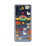 ERT GROUP mobile phone case for Oppo RENO 7 5G original and officially Licensed Friends pattern 014 optimally adapted to the shape of the mobile phone, partially transparent