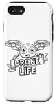 Coque pour iPhone SE (2020) / 7 / 8 Drone Pilot RC Quadcopter Drone Racer Cartoon