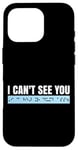 Coque pour iPhone 16 Pro I Can't See You Braille Lettres Braille Langue Braille