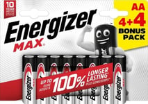 Energizer Energizer Lr6/8 Max Aa 4+4 Zdarma